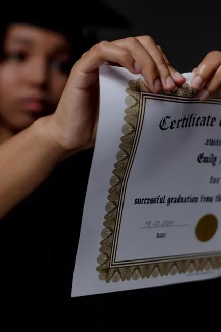 Educational IQ certificates uses